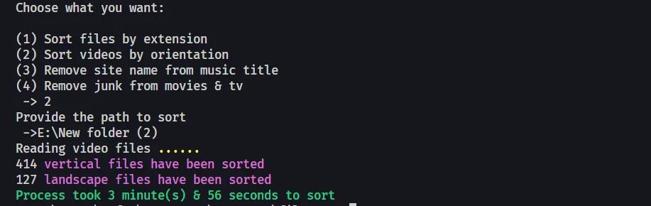 FileSort Utility